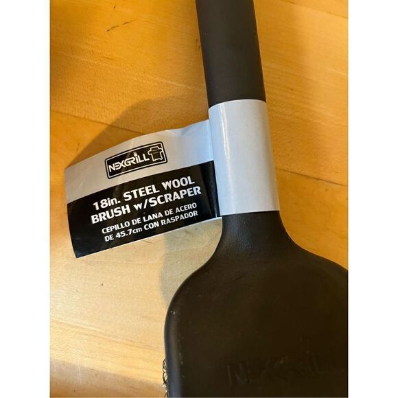 New! Nexgrill Grilling Accessory Lot Steel Brush Scraper Shaker Basket Grill Top - Picture 4 of 7